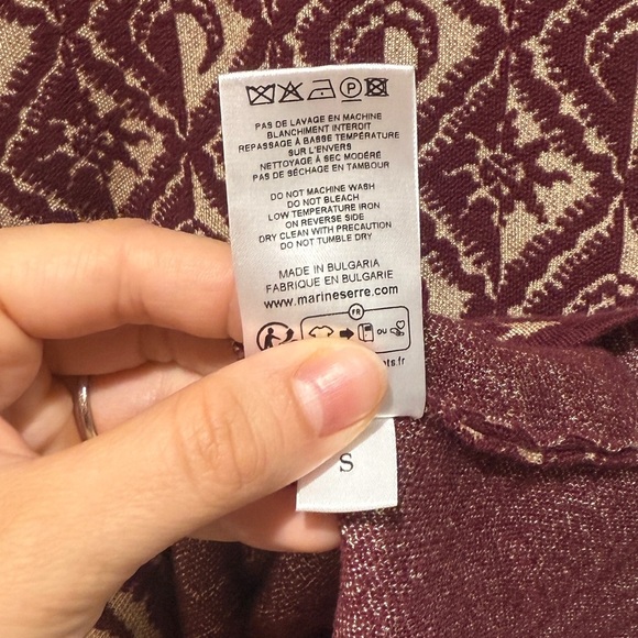 New Marine Serre Moon Diamond Jacquard Mini Dress Small S Celestial Fall Iconic - Picture 6 of 12